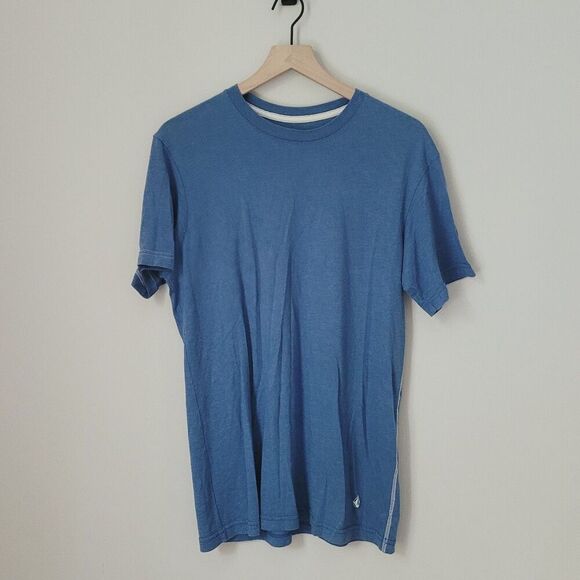 Volcom Blue Mens T-Shirt Size Large - Picture 1 of 4